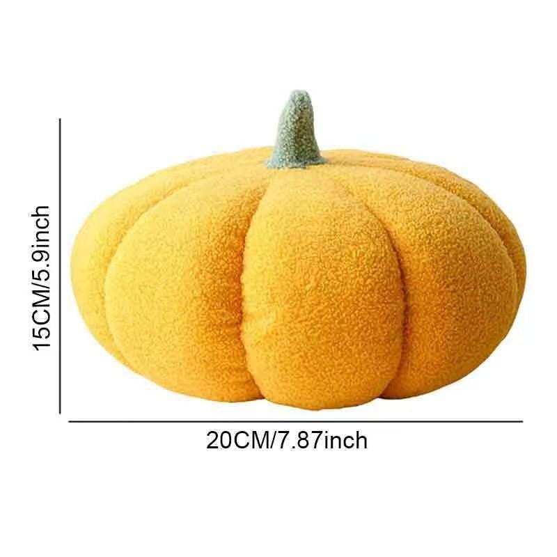Soft Fufu Pumpkin Pillow, Bring Autumn's Warmth Home, Adorable Small Pumpkin Cushion, Perfect for Fall Decor, 1 Piece
