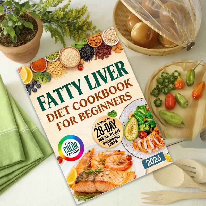 The 30-Minute Fatty Liver Diet Cookbook for Beginners: Quick and Delicious Recipes | 28-Day Meal Plan to Detox, Support Liver Health, Boost Energy, and Lose Weight. Includes Shopping List