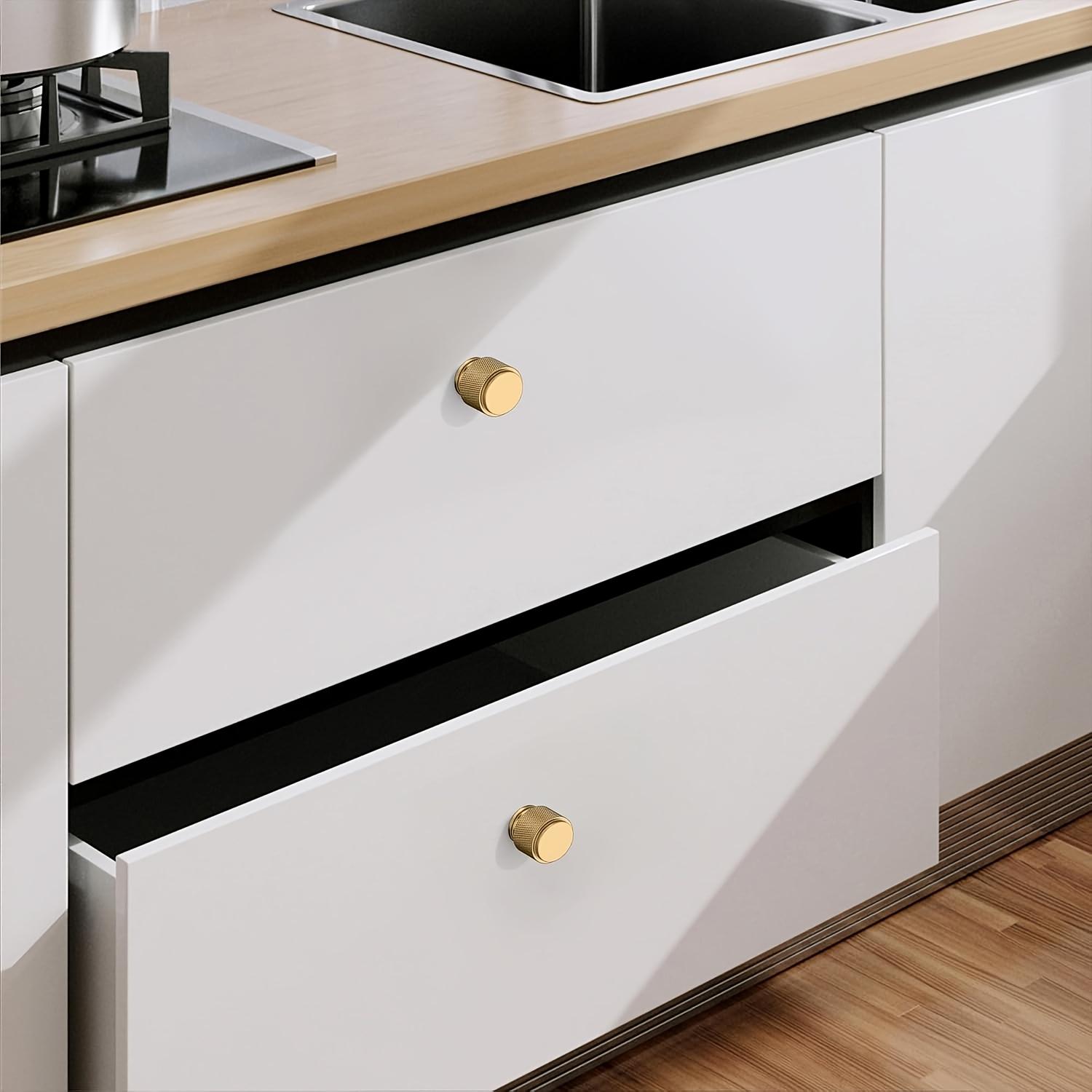 Textured Cabinet Knob Set, Modern Round Drawer Pulls, Includes Installation Screws, Ideal for Kitchen Cabinets, Bathroom Vanities, Closets