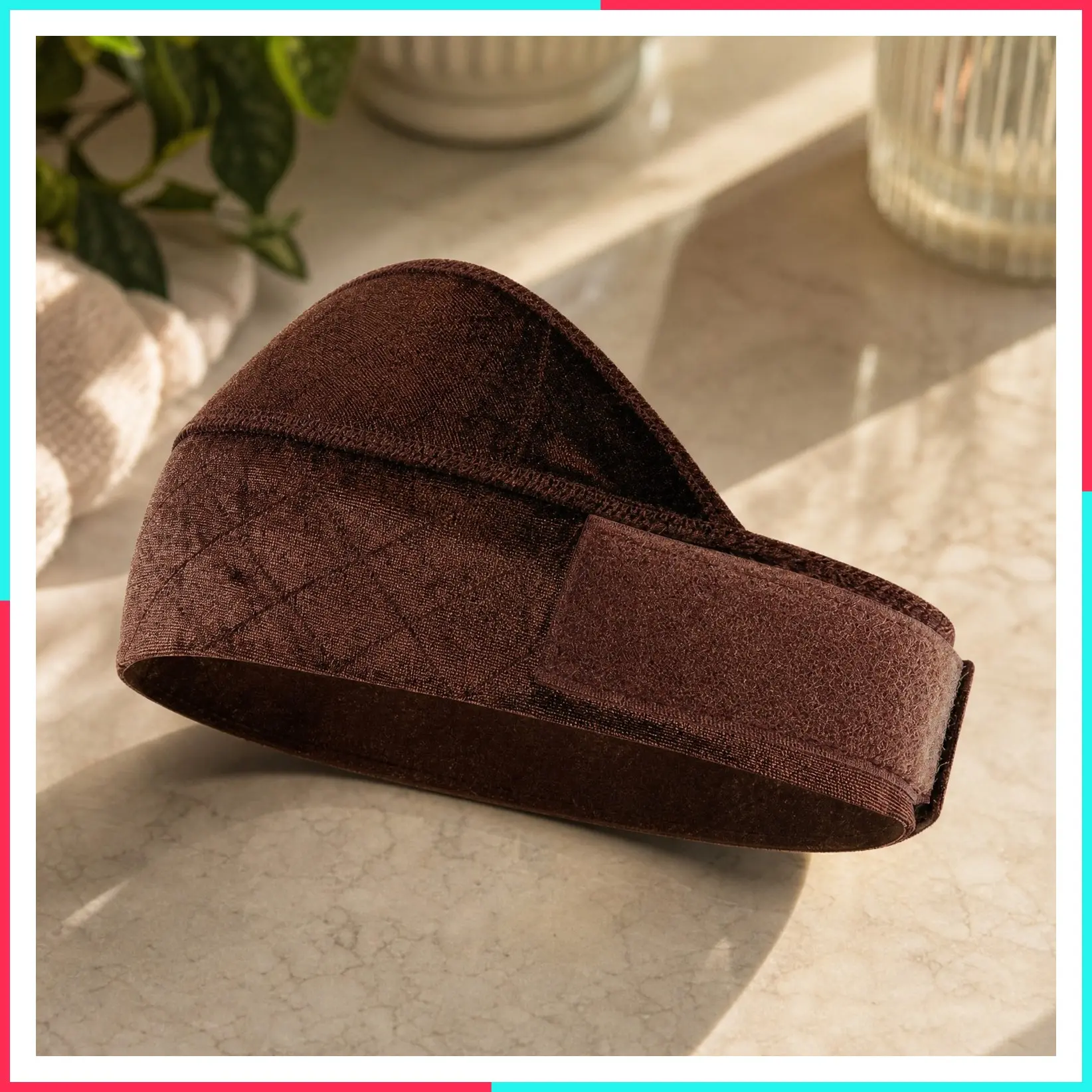 Wig Grip Band for Half Wig, Enhanced Grip Headband, Dark Brown