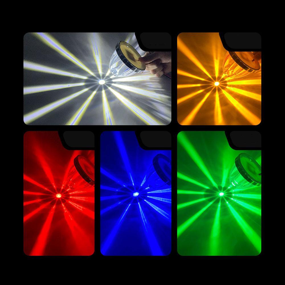5Pcs Amber Watermelon LED Strobe+Constant Marker Lights Dual Function Watermelon-Shaped Side Marker Clearance Tail Top Cap Roof