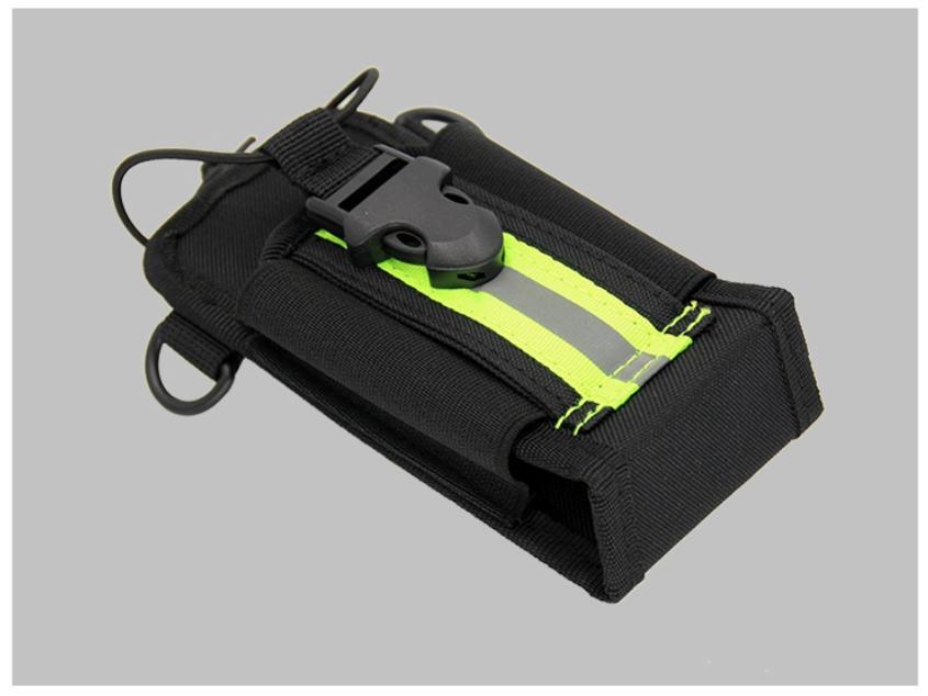 Firefighting Tactical Shoulder Strap Harness, Rescue Team Walkie Talkie Backpack, Universal Adjustable Shoulder Strap Radio Pouch, Walkie Talkie Holster For Portable Radio Holder protect Case