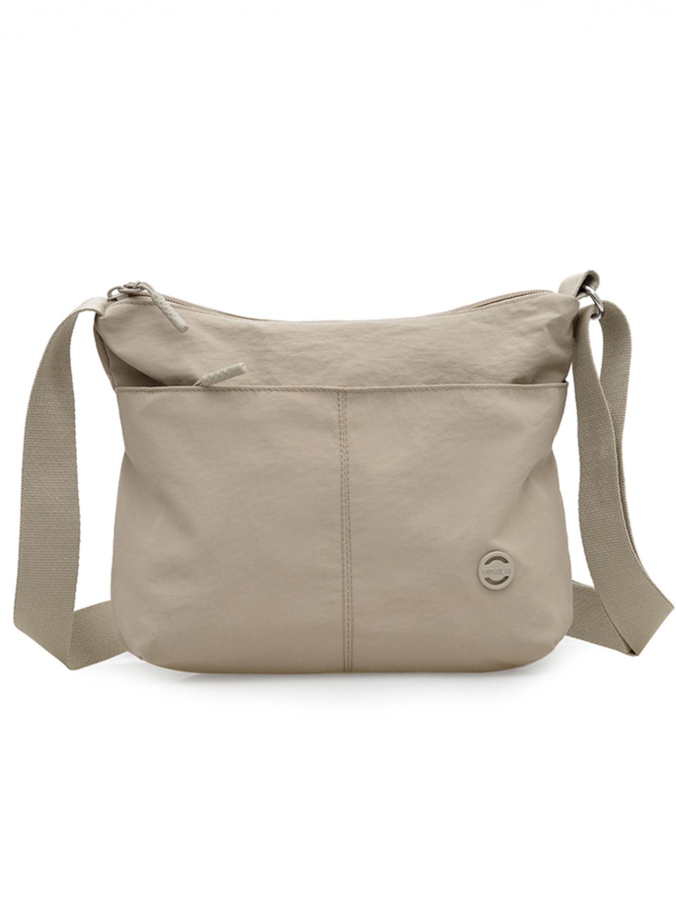 Casual Lightweight Mid-Age Mom Bag, Handbag Shoulder Purse, Multi-Layer Shoulder Bag, Solid Color Zipper Closure Crossbody Bag, Crossbody Messenger Bag, Everyday Shoulder Bag, Stylish Daily Use Accessory, Casual Crossbody Bags