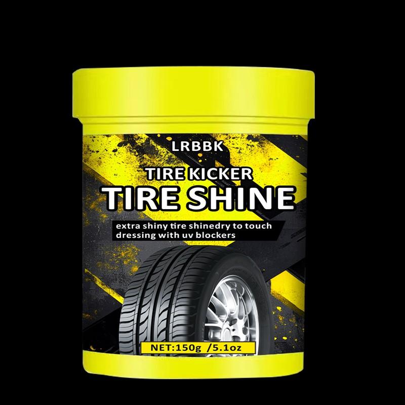 Car Tire Wax Shine Agent, Blackening Durable Protection Oil 150g, Tire Care Maintenance, Long-Lasting Shine, Tire Coating