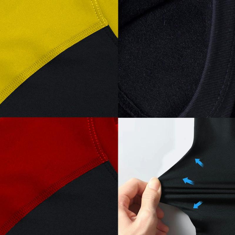 5 Pack Men's Long Sleeve Shirts Moisture WickingSweatproof Sunscreen Men's Quick Dry Breathable ColorBlock slim Long Sleeve T Shirt, Outdoorfun,Comfortable High StretchBase Layer Men's Outdoor Jogging, Fitness Training ActivityTopS Fathersdaygift