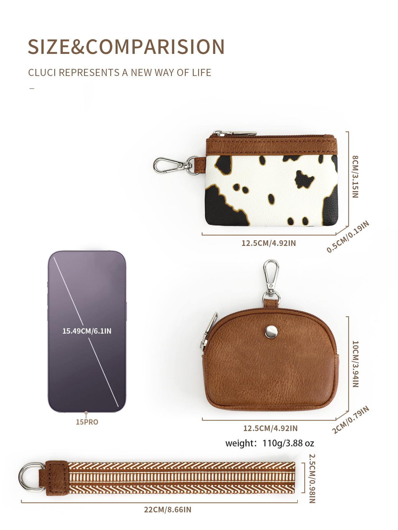 Women's Cute Leopard Print Zipper Short Wallet, Trendy Versatile Wristlet Wallet, Fashionable All-match Versatile Coin Purse for Daily Use, Stylish Wallet