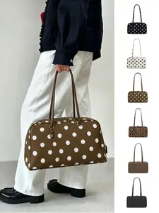 New Plain Color Nylon Handbag, Single Shoulder Bag, Everyday Shoulder Bag, Korean Style Simple Tote Bag, Fashionable Casual Bag, Casual Sports Bag for All Seasons