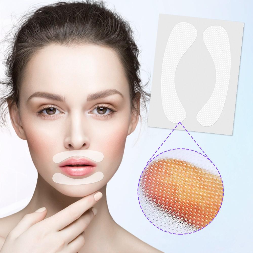 Facial Lip Patch for Fine Lines & Smile Lines, Smooth Pale, Night Use, Specially Designed for Lips Care