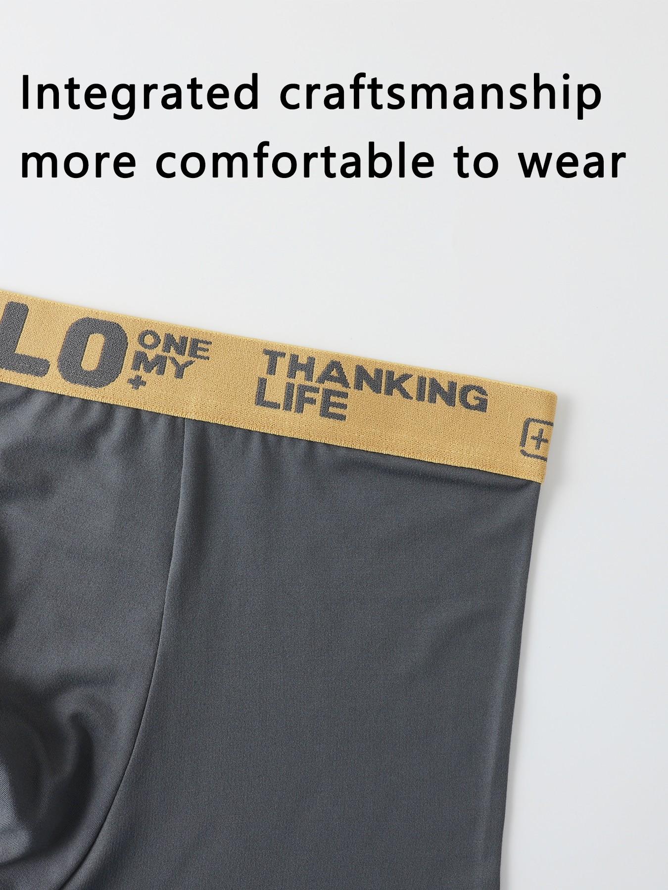 Three-Pack Light Men's Briefs, Ultra-Soft Breathable Underwear, Elastic Waist, Anti-Chafe, Moisture-Wicking, Daily Wear