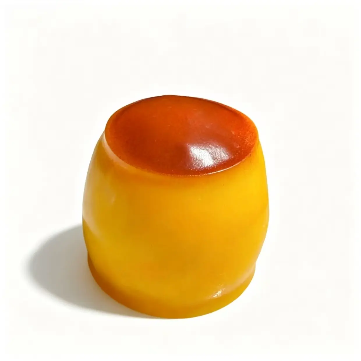 Non-Rebound Slow Rising Caramel Pudding Stress Ball, Soft Crispy Bead Filled Silicone Squeeze Toy, Squishy Fidgets, Anxiety Relief & Party Favors, Crunchy Pudding Squishy, Squishy Stress Balls