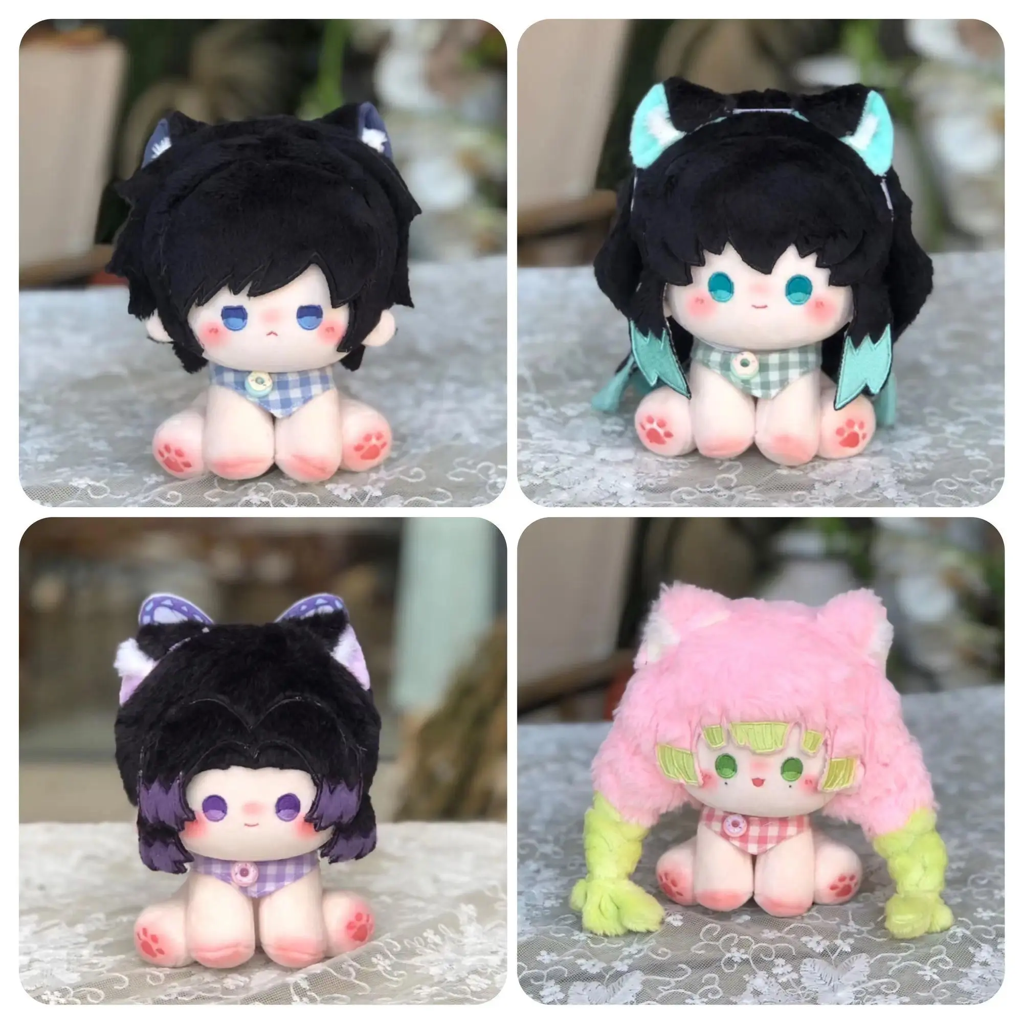 2026 New hot item Anime Peripherals Giyu Tomioka Figure Doll Shinobu Kocho Figurine Puppet Mitsuri Kanroji Decoration Collection Toys Gifts