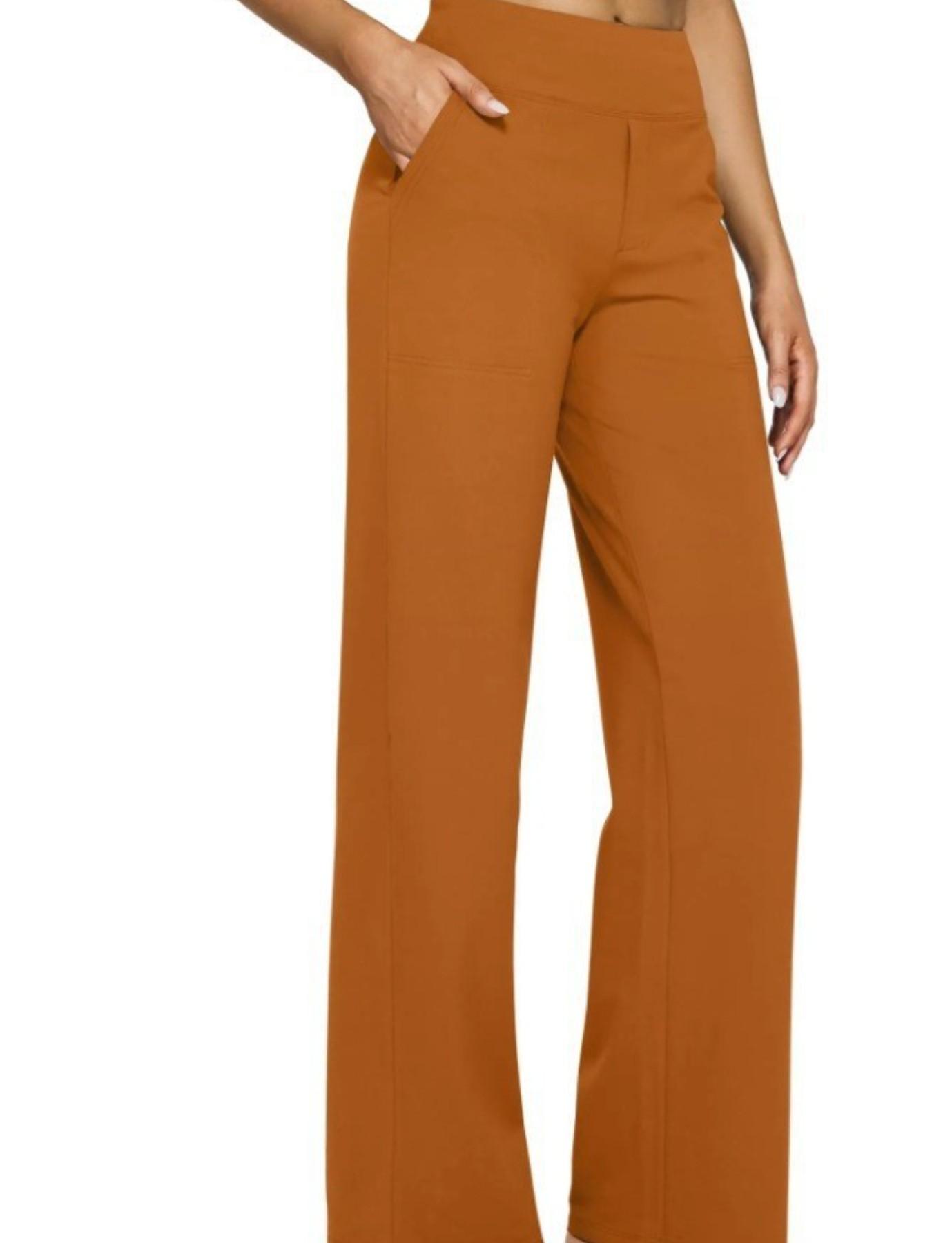 2026 Loose High-Waist Wide Leg Yoga Pants for Women, Knitted Athletic Sweatpants with Pockets, Comfortable Casual Sports Pants
