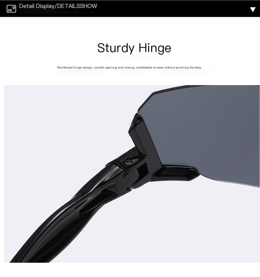 Best-selling cycling glasses, colorful one-piece film sunglasses, windproof and UV-proof outdoor sports glasses