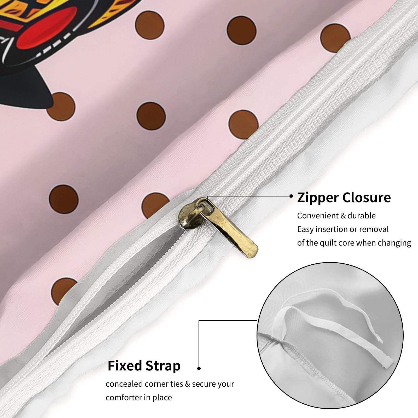 Cartoon Car Pattern Duvet Cover Set, Soft And Durable Bedding Set, Including 1 Duvet Cover And 1 Or 2 Pillowcases, Suitable For Children And Adults Daily Holiday Birthday Gifts Bedroom Decorations