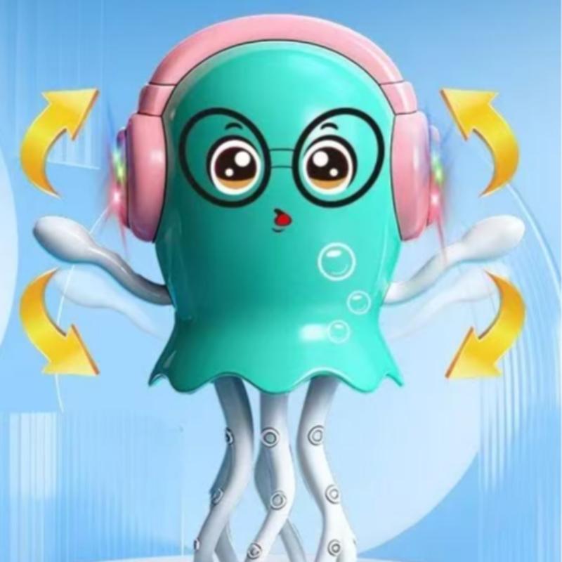 Funny Dancing Octopus Toy, Electric Induction Music Automatic Obstacle Avoidance Stress Relief Gift, Birthday Christmas Present