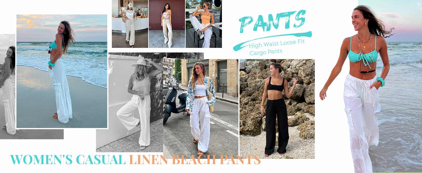2026 Women’s Harem Barrel Wide Leg Pants Elastic Waist Baggy Loose Fit Casual Jogger Sweatpants with Pockets Beach Street Coffee Teacher Outfits.. 2026 Women’s Harem Barrel Wide Leg Pants Elastic Waist Baggy Loose Fit Casual Jogger Sweatpants with Pockets Beach Street Coffee Teacher Outfits..
