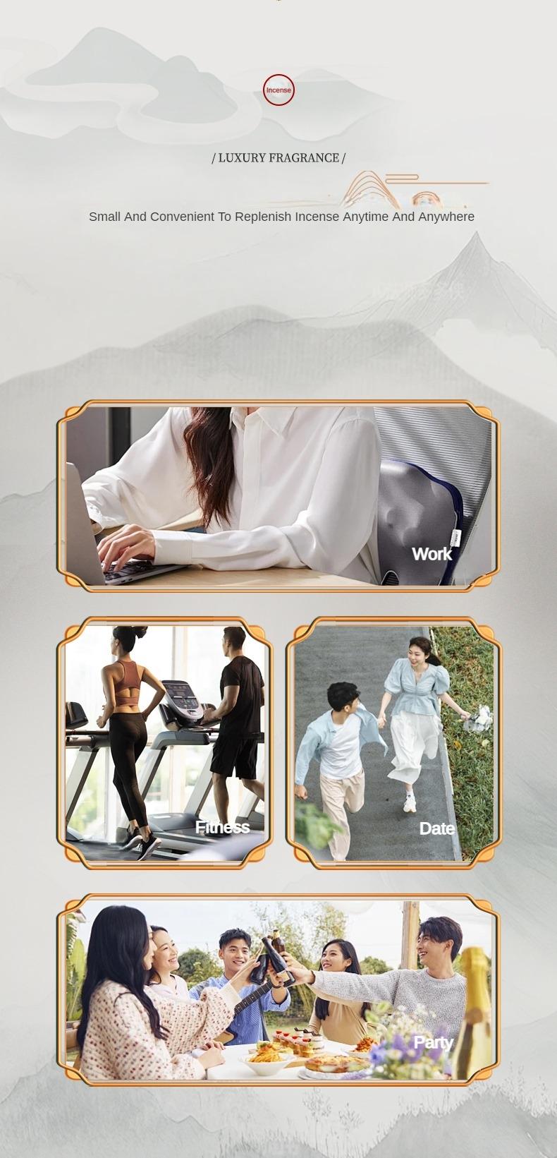 Sweet Aquatic Perfume, 1.69oz - Mint Scented, Alcohol-Based, Long-Lasting Fresh Breeze After Rain Fragrance, Elegant Blue Bottle with White Cloud Design, Minimalist Bottle, Lightweight Bottle, Home Fragrance