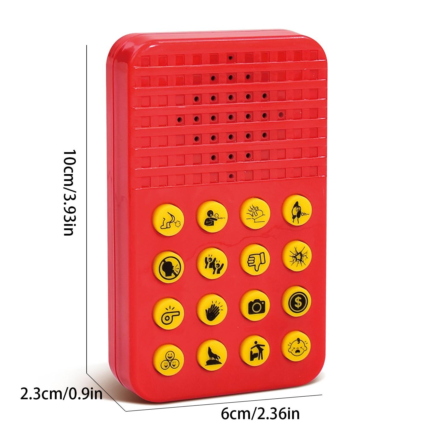 Funny Sound Machine with 16 Voices, Prank Toy for Boys and Girls, Easter Basket Filler, April Fool's Day Gag Gift, Fun Gifts, Requires 2 Aa Batteries