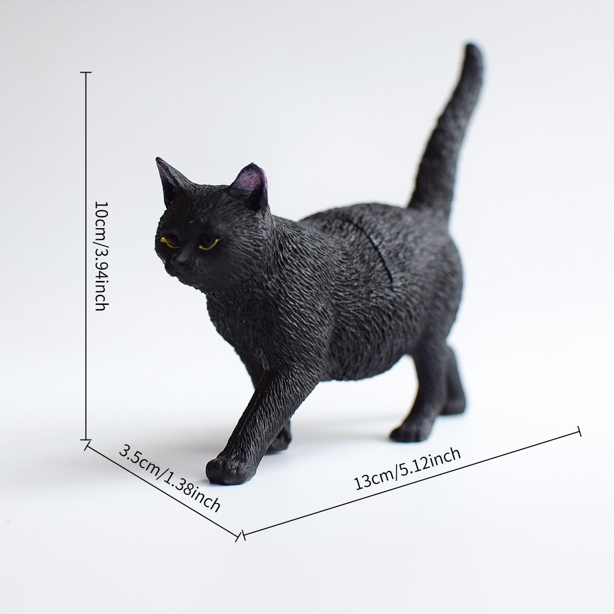 2 PVC Cat Models, and Hairless Cats, Elegant and Mystical, Pet House Decor, Desktop Ornament, Gift for Birthdays, Weddings, Holidays