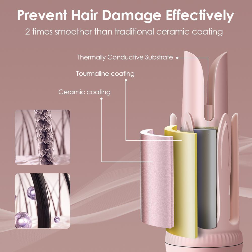 Faszin Automatic Hair Curling Iron, 32 mm/1.26 in Ceramic Curling Irons, Negative Ion Rotating Hair Curl Wand for Women, Automatic Hair Curler, Curling Stick, 3 Adjustable Temperature Modes, Hair Styler, Hair Styling Tools for Home Faszin Automatic Hair Curling Iron, 32 mm/1.26 in Ceramic Curling Irons, Negative Ion Rotating Hair Curl Wand for Women, Automatic Hair Curler, Curling Stick, 3 Adjustable Temperature Modes, Hair Styler, Hair Styling Tools for Home