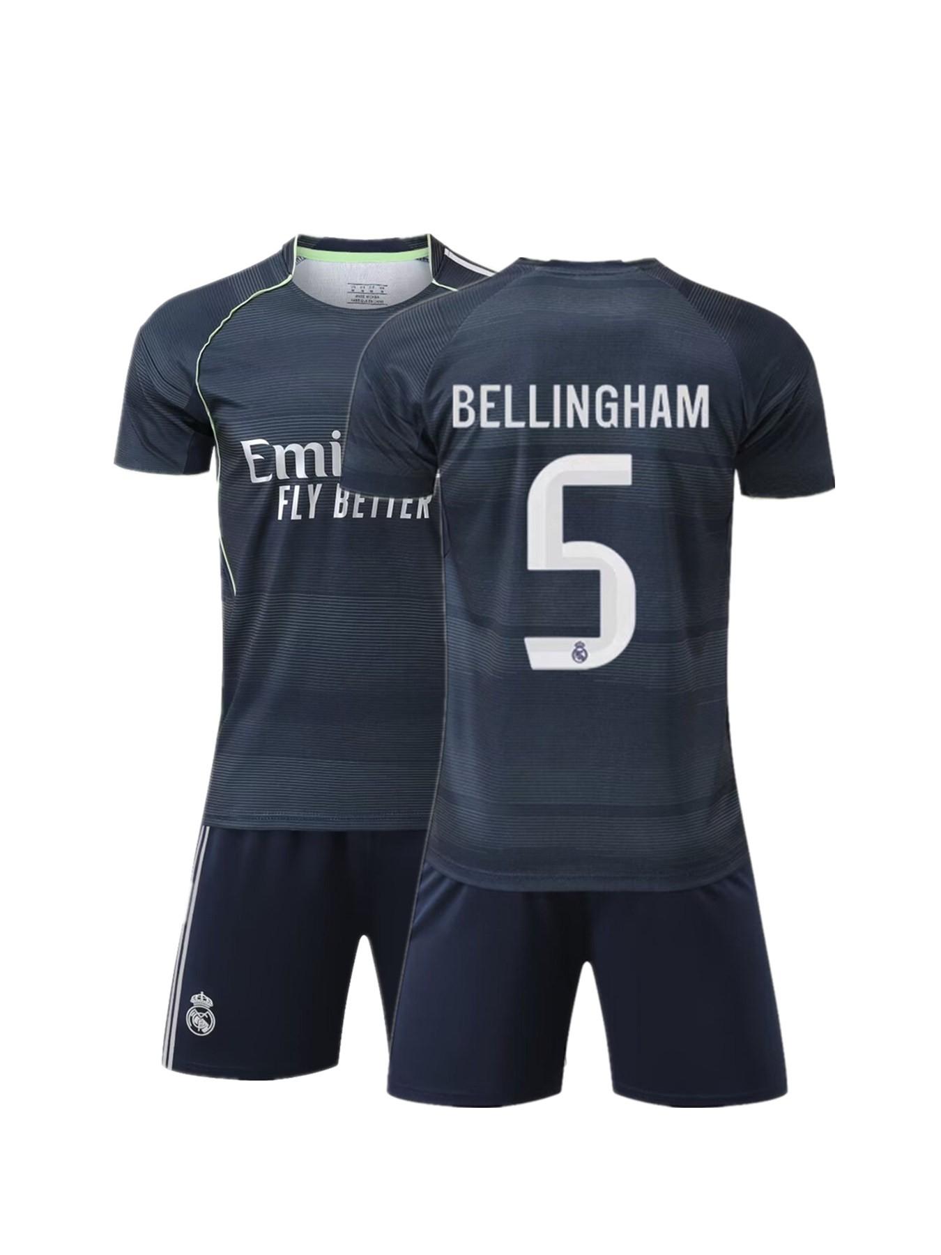 Sports Set, Boys Girls Breathable Soccer Clothes, Mbappe Fan Shirt, Training Suit, Casual Short Sleeve and Shorts