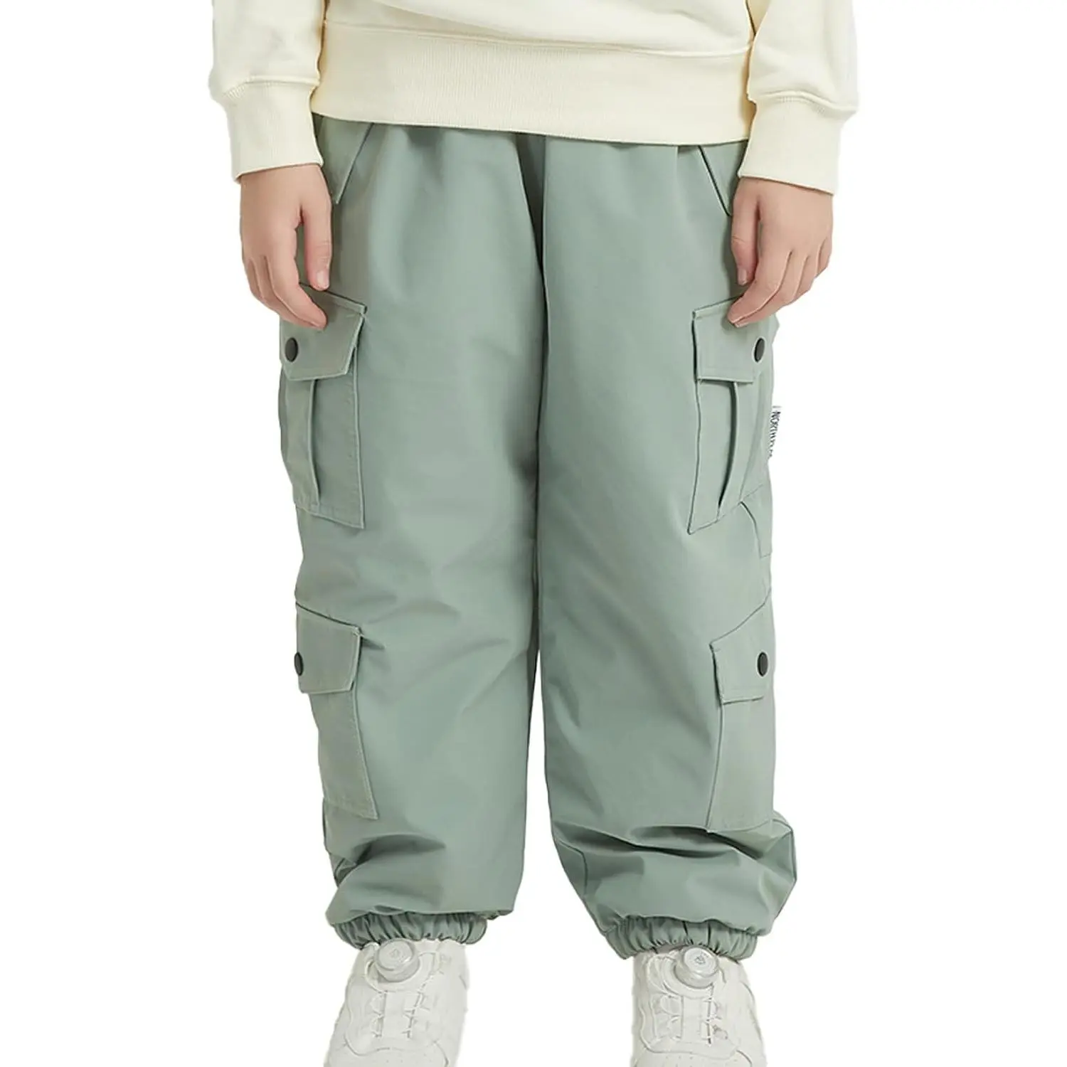 Kids Waterproof Snow Pants Outdoor Winter Insulated Ski Snowboard Pants for Boys Girls