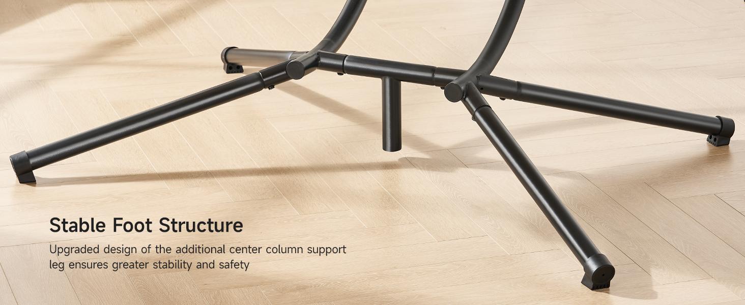 【SPRING GLOW UP】ONBRILL Double Egg Chair with Stand, Indoor Outdoor 2 Person Hammock Swing Chair with Cushions & Headrest, 650LBS Capacity Hanging Loveseat for Patio, Bedroom, Garden, Balcony