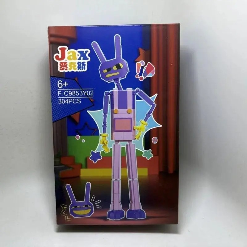 Anime Peripherals DIY Jax Figure Building Blocks Jax Figurine Eco-friendly Materials Ornament Decoration Collection Toys Gifts bricks and minifigs