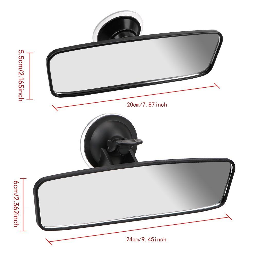 Interior Rear View Mirror 360° Rotates Car Rear Mirror Wide-angle Rearview Mirror Adjustable Suction Cup Car-styling Universal Car Rearview Mirrors Automotive