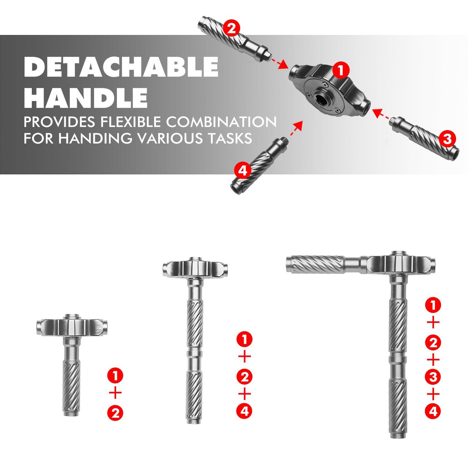 T-Handle Comfort Grip, 30-In-1 Multi-Function Ratchet Screwdriver Set, Ideal for Home Repair, Durable Design, Perfect Tool Kit