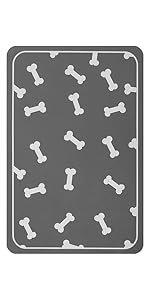 Super Absorbent Thin Bath Rug, Non Slip Quick Dry Stain Resistant Mat for Bathtub Vanity