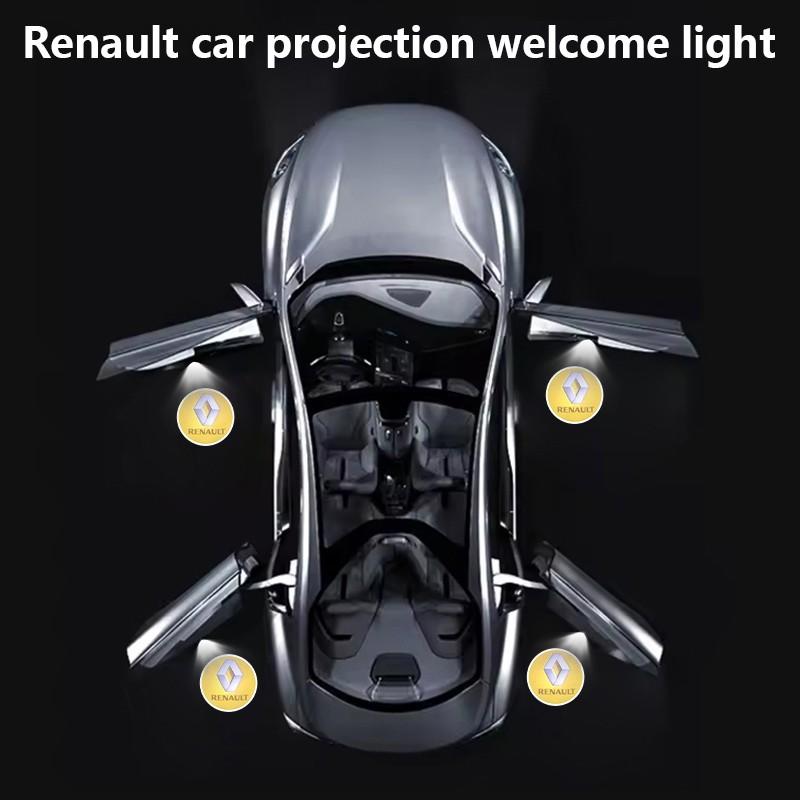 2pcs/4pcs  Renault Car Door Lights, Welcome Projection Lamp, High-Definition Non-Fading, Fits Megane Laguna Latitude Talisman, Car Interior Decor