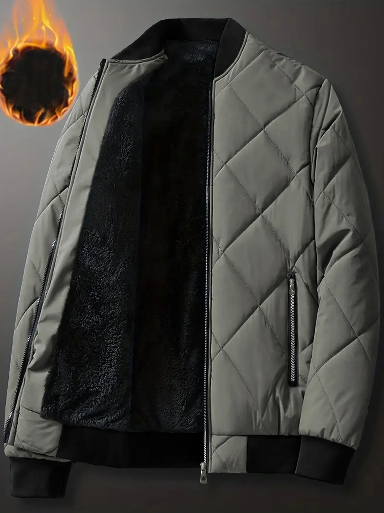 Men's Lightweight Comfortable Cotton Jacket, Daily Business Use, Work Office Jacket, Casual Wear, Warm and Soft Fabric, Perfect for Fall & Winter Seasons, Fall Outerwear, Jacket Coats