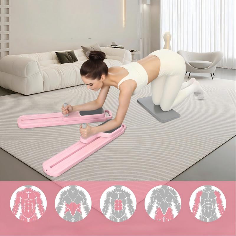 Multifunctional Ski Machine and Pilates Board--Suitable for leg exercises, core strength training, unisex, adjustable glute and pelvic floor muscle trainer, full-body home fitness equipment