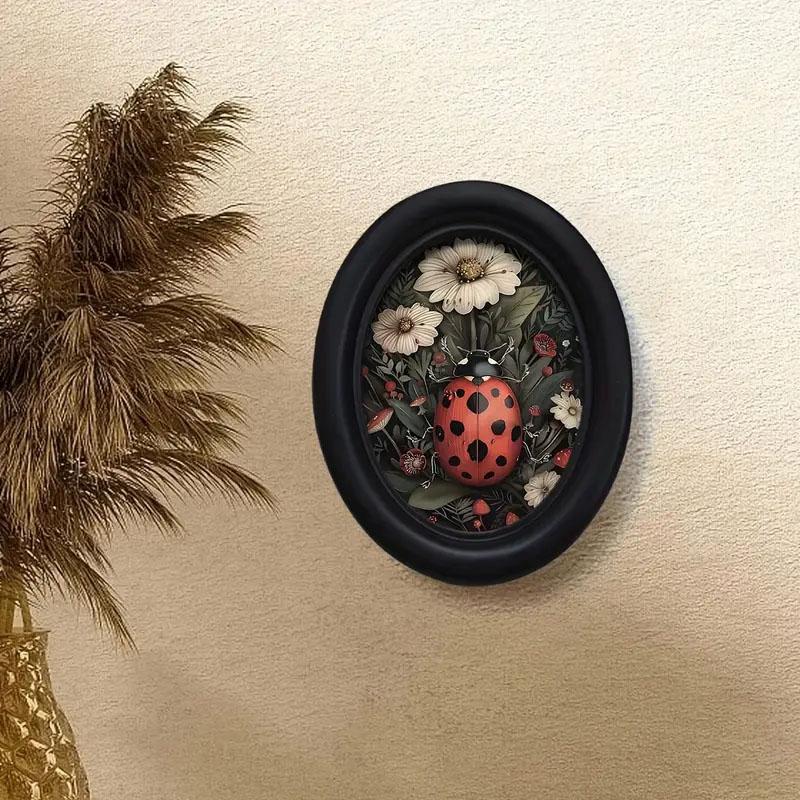 Vintage Art Style Insect Wall Decor, Decorative Artwork, Perfect for Halloween Christmas Thanksgiving Home Office Decoration, Unique Room Accent Piece