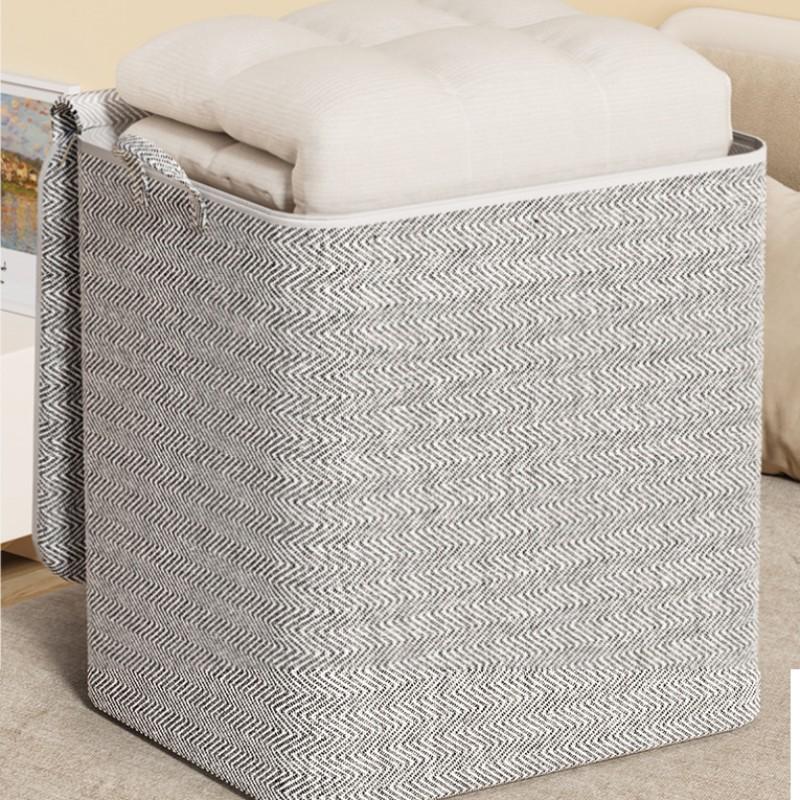 Max 58gal Home Luggage Packing Bag, Nonwoven Fabric Storage Box, Zipper Closure, Large Capacity for Clothes, Bedding, Moving, Bedroom