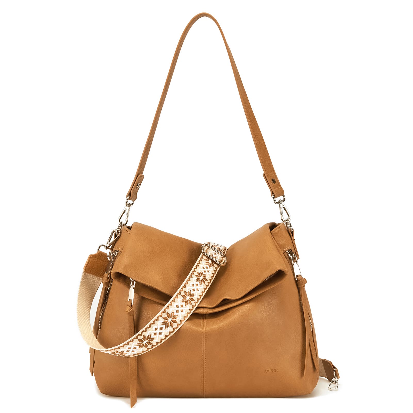 COZYLOUCIA Women's Oversized Vegan Leather Hobo Crossbody Bag - Minimalist Tote with Wide Strap and Handle, Everyday Athletic Purse, Oversized Crossbody Bag