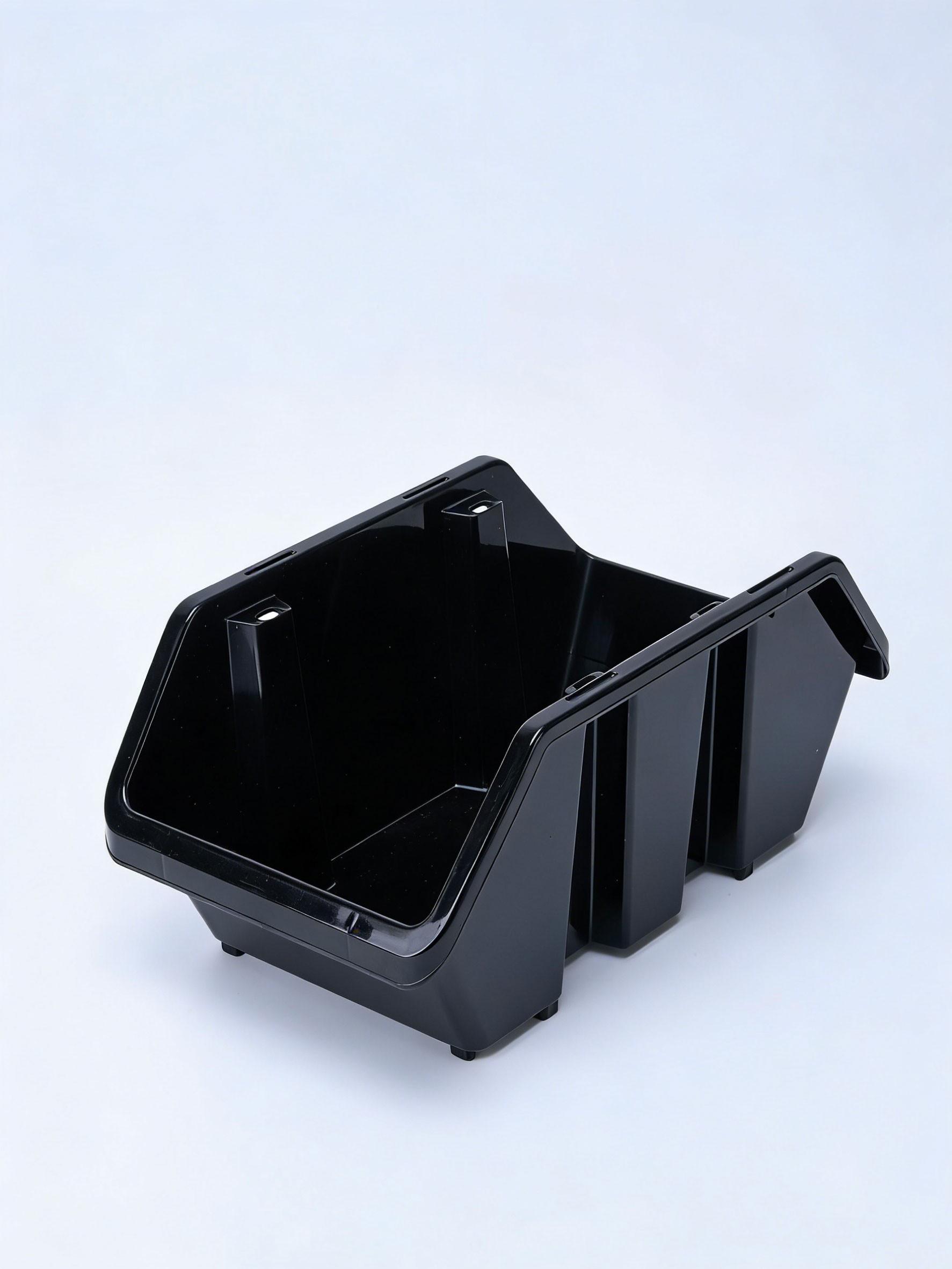 Stackable Slanted Storage Basket, Home Toy Organizer Box, Parts Separation Sorting Container, Multi-Purpose Household Storage Solution