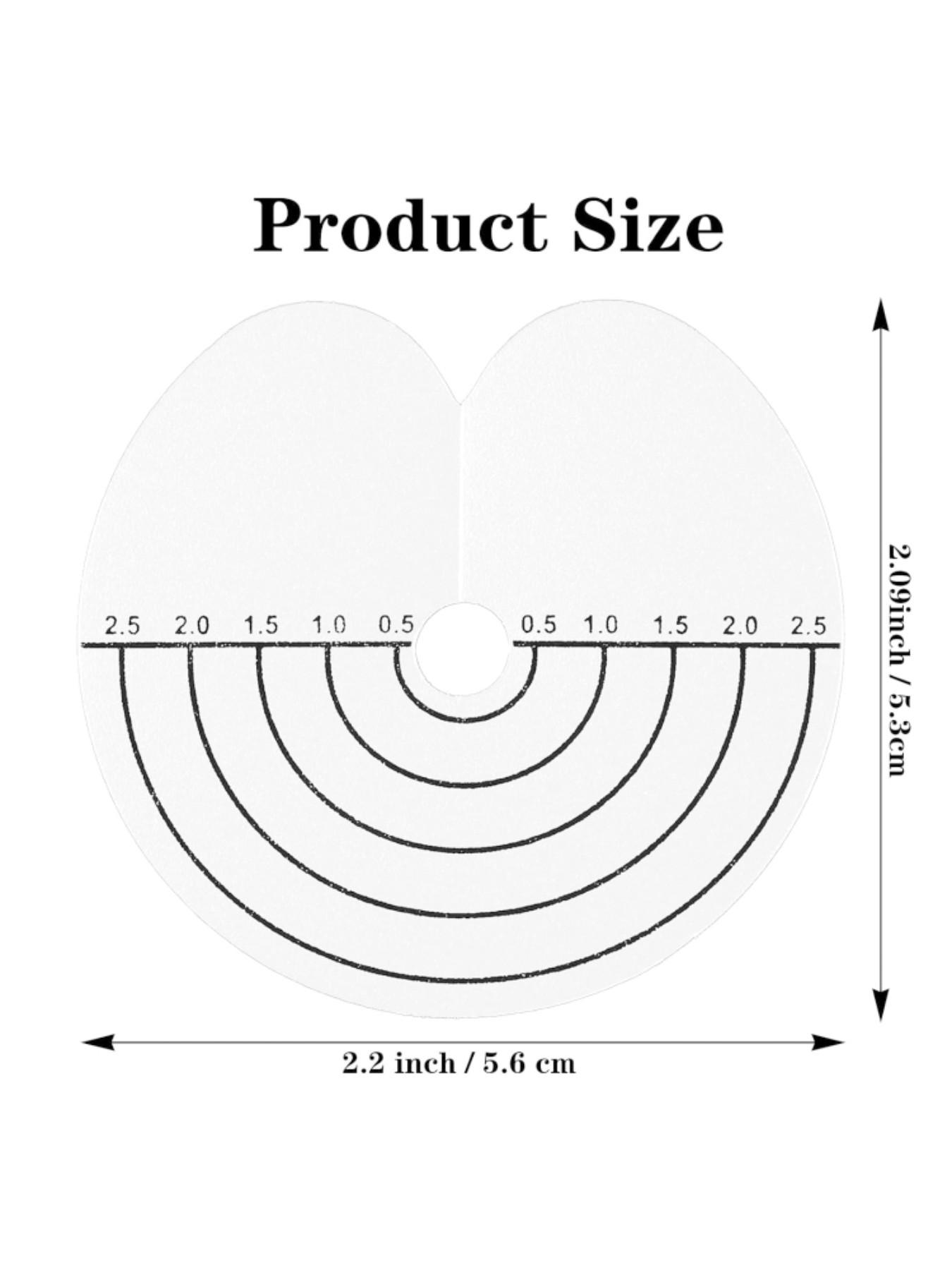 10 Piece Hair Extension Measuring Ruler, Transparent Scale, Professional Hair Division Tool, Salon Stylist Essential, Precision Measurement