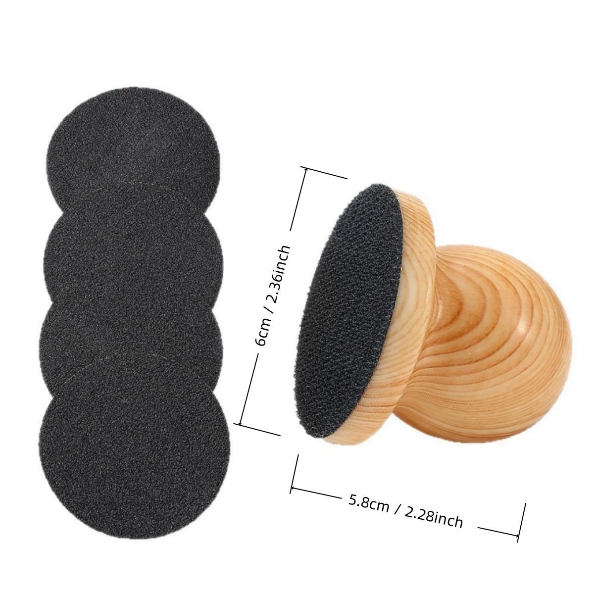 Dog and Cat Nail File - Stress-Free Grooming, Includes 10 Replaceable Sandpaper Sheets, Comfortable Wooden Handle, Suitable for Dogs and Cats, Easy Nail Trimming
