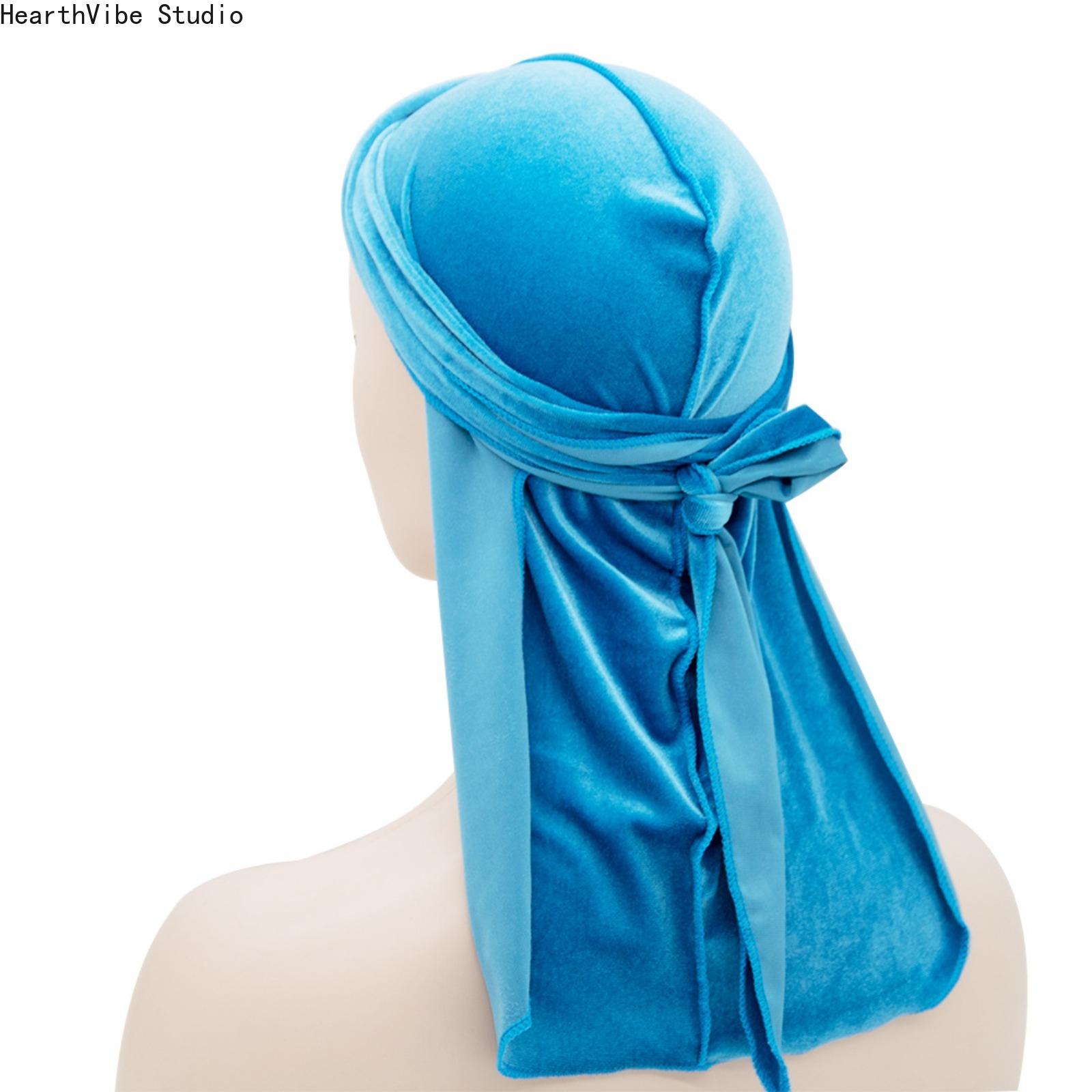 Premium Velvet Durag with Silk Satin Lining, Oversized 360 Wave Cap, 40-in Extra Long Tails, Adjustable Headwear, Hip Hop Wave Locking Unisex Streetwear Accessory for Men, Compression Headwear Premium Velvet Durag with Silk Satin Lining, Oversized 360 Wave Cap, 40-in Extra Long Tails, Adjustable Headwear, Hip Hop Wave Locking Unisex Streetwear Accessory for Men, Compression Headwear