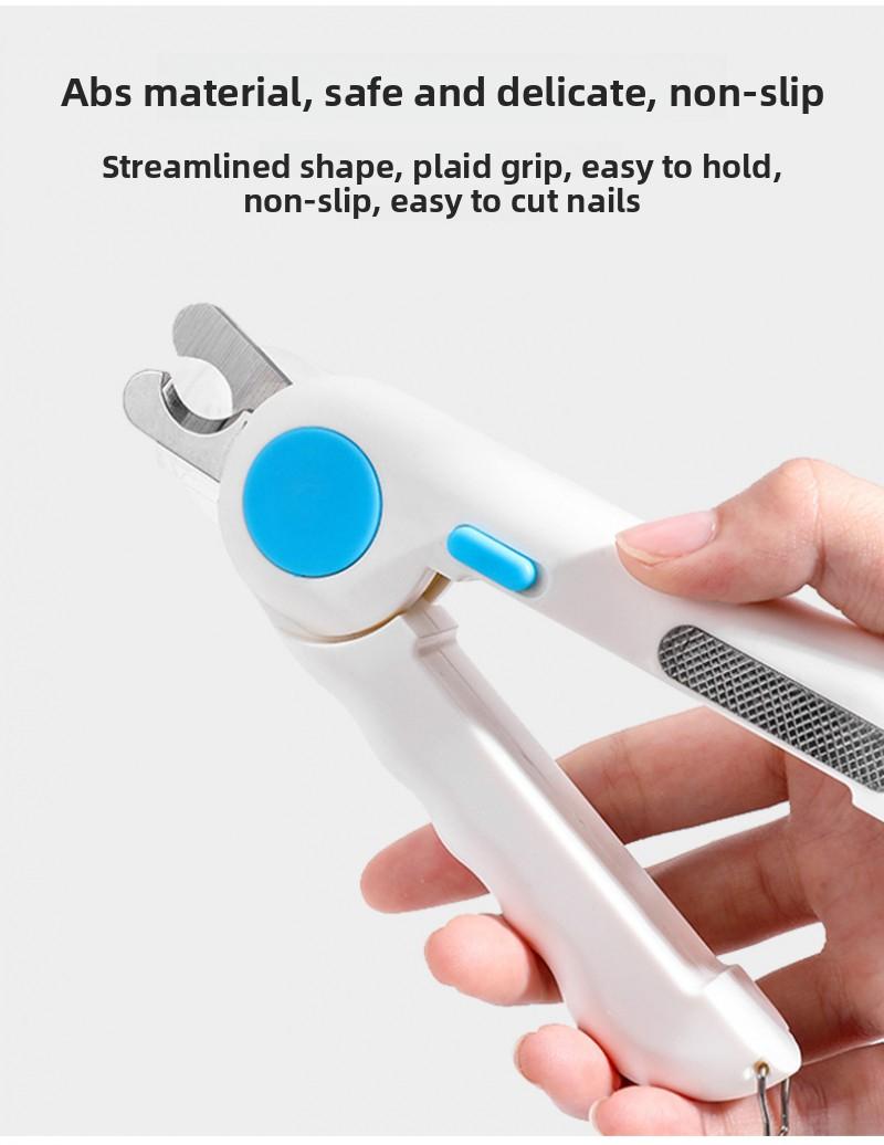 New Viral LED Pet Nail Clippers, Anti-quick Nail Grinder, Dog & Cat Nail Cutter, Pet Grooming Supplies