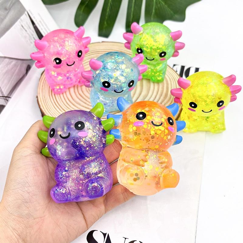 6pcs/set - Novelty stress relief toy blind box, Stress relief fidget, pressure resistant kneading, slow rebound kneading, suitable for home, school, gatherings, parties, events, and giving to family and friends