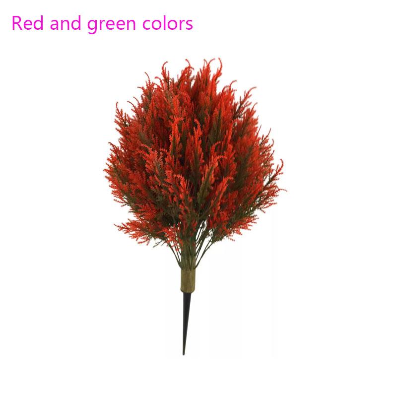 Simulated pine tree greenery planting, durable green artificial pine trees/anti-ultraviolet fake shrubs, suitable for all four seasons - holidays, Christmas, Valentine's Day and weddings - for outdoor and indoor use, courtyards, porches, garden decoration