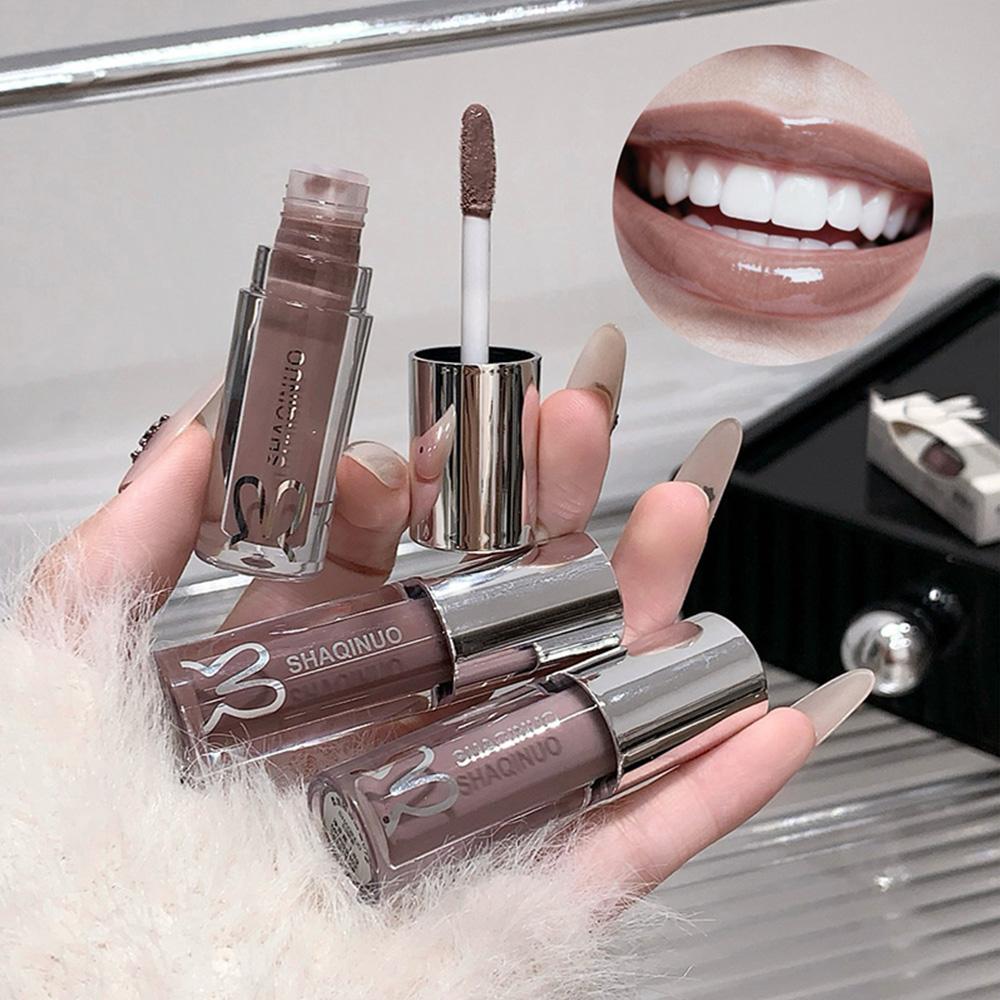 Shaqinuo Matte Lip Gloss, Lightweight & Long-Lasting, Perfect for Daily Use, Suitable for All Skin Types, Ideal Gift for Women