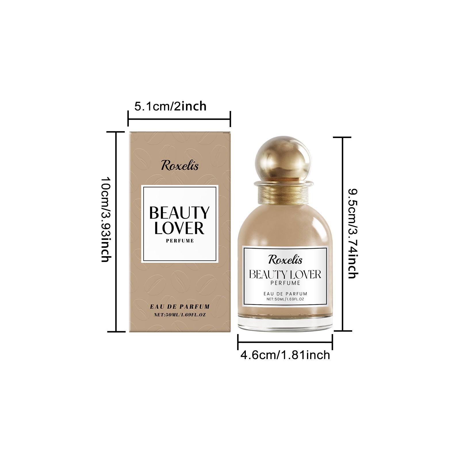 ROXELIS Warm Coffee Perfume | Coffee Extract Chamomile Coconut Fragrance, Gentle for Sensitive Skin, Long Lasting Warm Aroma for Dating & Daily