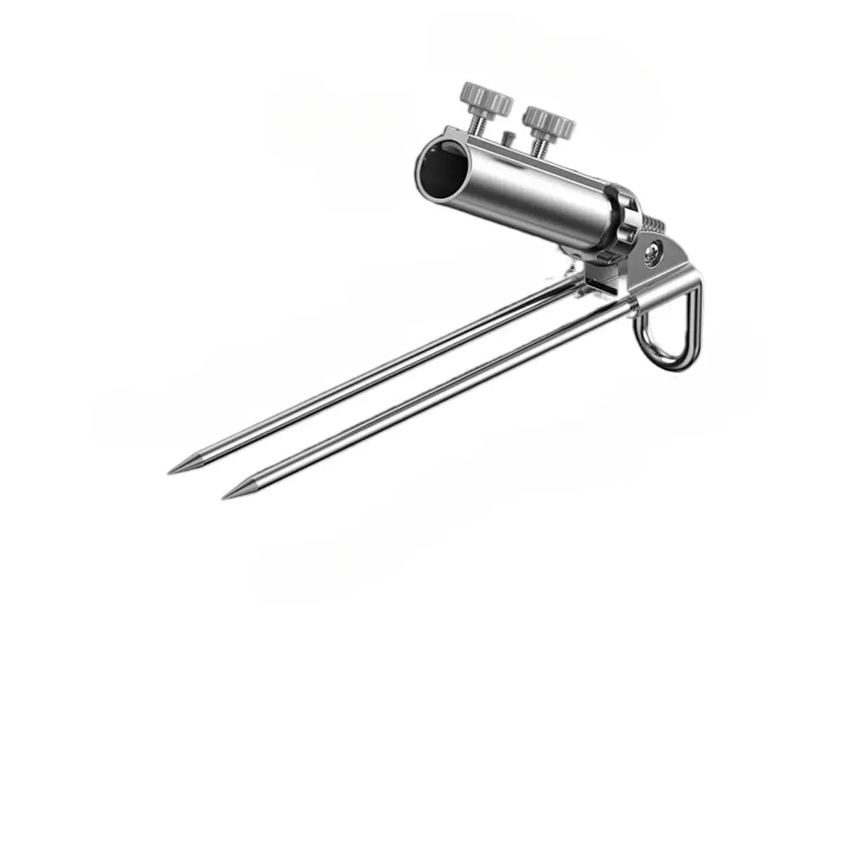 Universal Adjustable Ground Spike Rod Holder, Ground Insert Bracket for Wild Bank Fishing