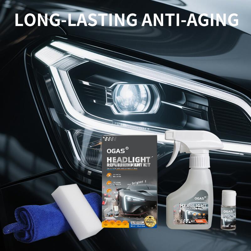 Aredia Headlight Restoration Kit – Guaranteed To Last As Long As You Own Your Vehicle – Brings Headlights Back to Like New Condition - No Power Tools Required