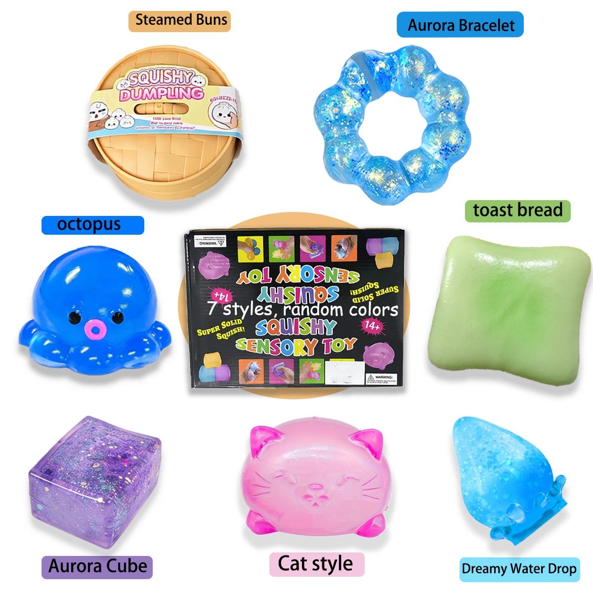 7pcs/set - Various styles of malt sugar blind box series, Squishy series, Squishable sensory play, pressure resistant, slow rebound kneading, suitable for home, school, parties and events, suitable for giving to family and friends 7pcs/set - Various styles of malt sugar blind box series, Squishy series, Squishable sensory play, pressure resistant, slow rebound kneading, suitable for home, school, parties and events, suitable for giving to family and friends