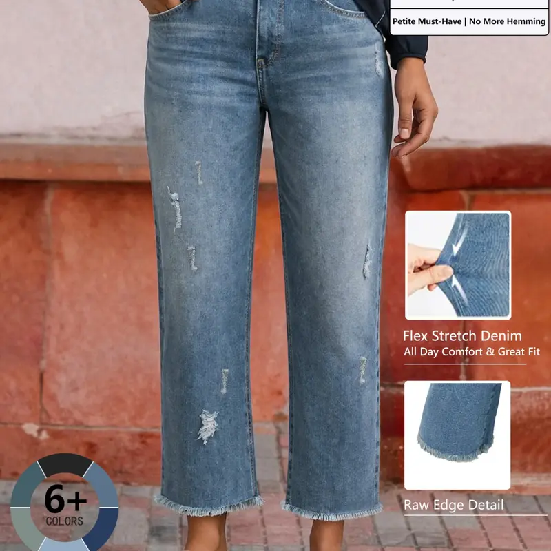 【Black Friday】Women's Loose-Fit High Waist Jeans, Casual Street Style Denim Pants, All-Season Bottoms, Ideal for Daily Wear and Outdoor Activities #GLOBAL PICKS